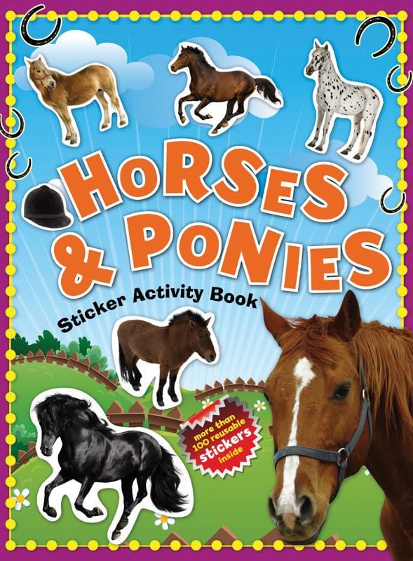 100 Stickers Pony Sticker Book