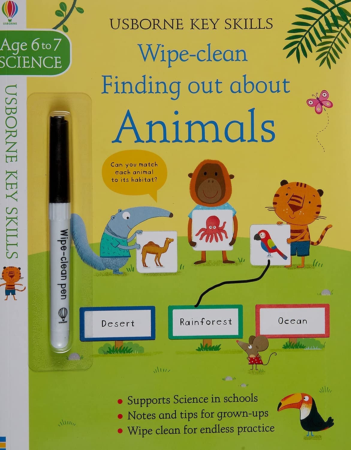 Key Skills Wipe Clean Finding Out about Animals 6-7