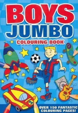 Boys Jumbo Colouring Book