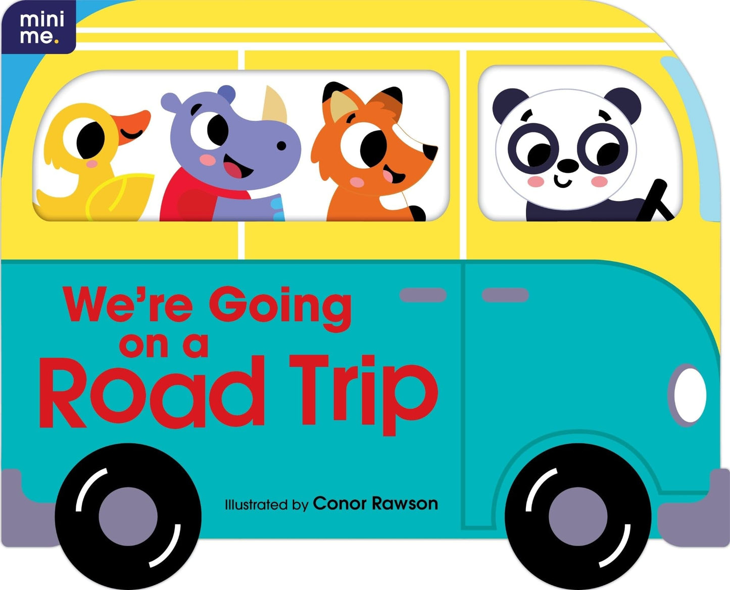 We're Going on a Road Trip Shaped Board Book