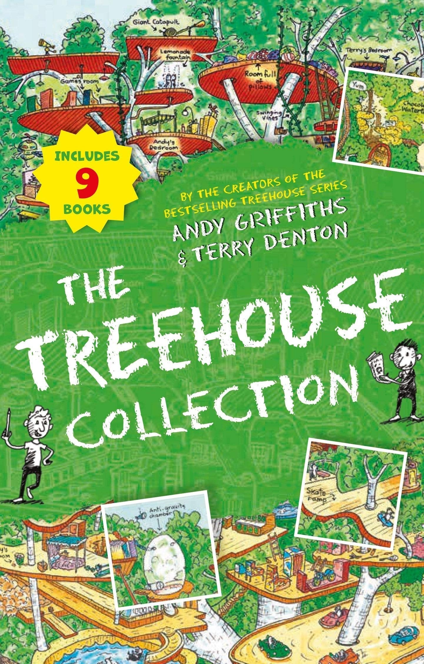 小屁孩树屋历险记9册盒装 英文原版 Storey Treehouse 可搭 wimpy kid The 13 26 39 52 65 78 91 104 青少年章节桥梁故事书7-10-12岁读物