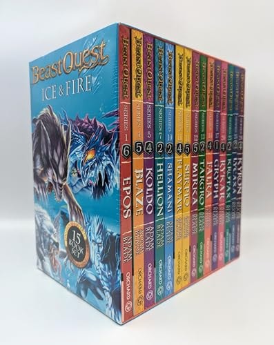 clicknsave Beast Quest Ice and Fire 15 Books Collection