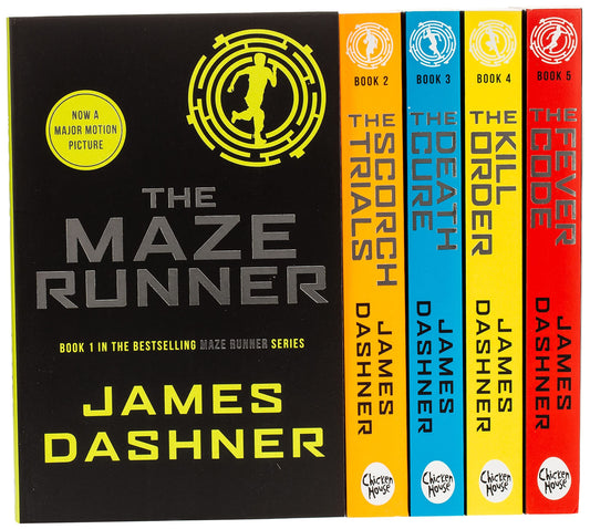 MAZE RUNNER SERIES - 5 BOOK COLLECTION.
