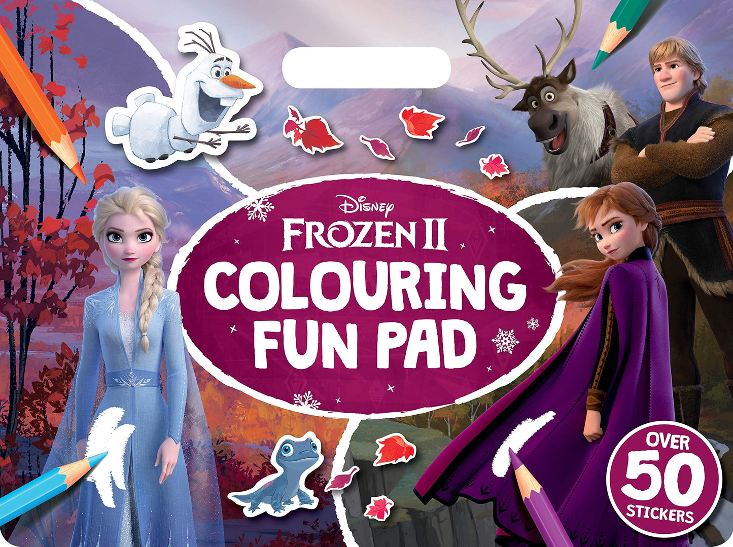 Disney Frozen 2:Giant Colour Me Pad [Paperback] [Paperback] [Paperback] [Paperback] [Paperback] [Paperback] [Paperback] [Paperback]