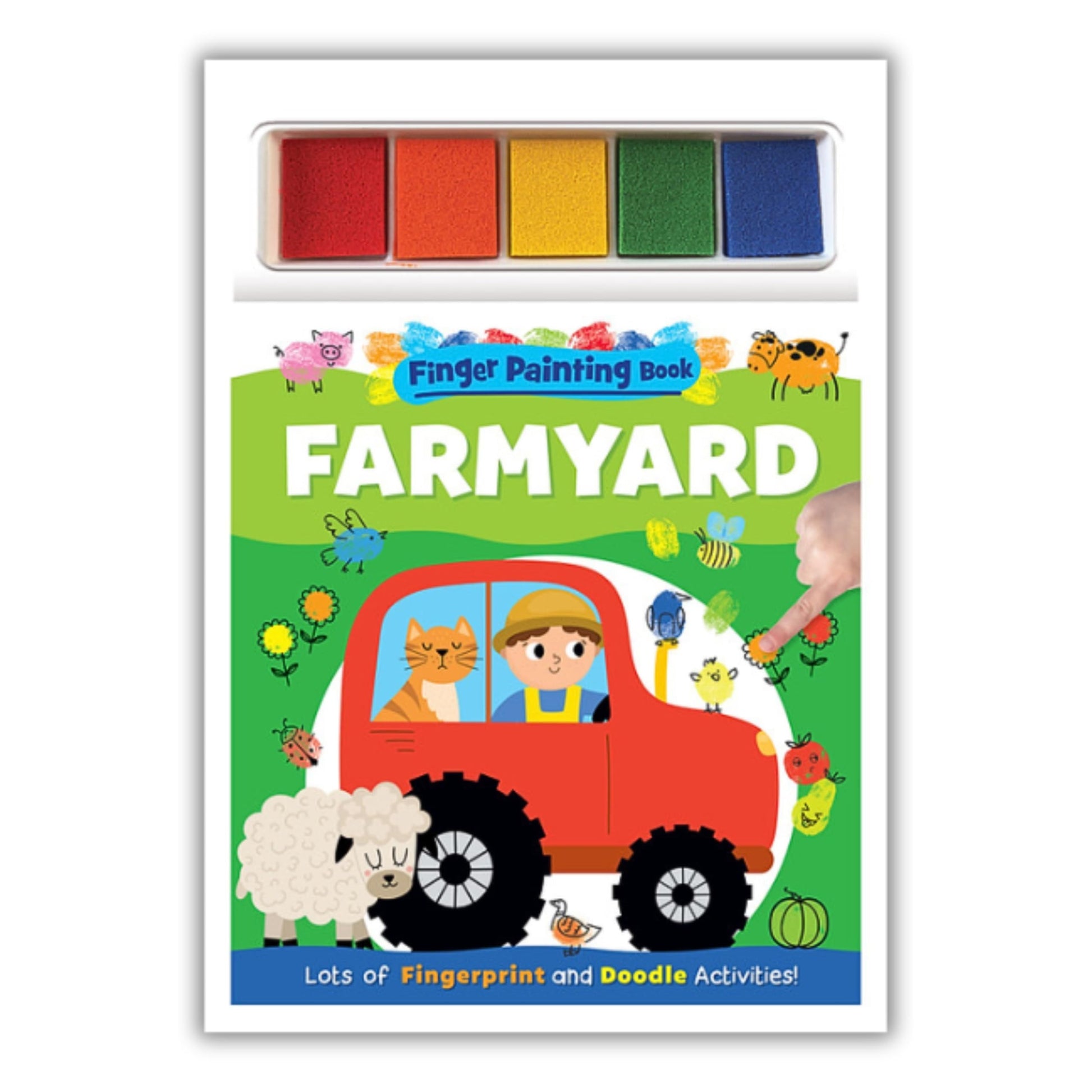 Alligator - Farm Finger Painting, Farm Colouring, Farm Gifts, Ginfer Painting Fun, Arts and Crafts, Farm Cololur
