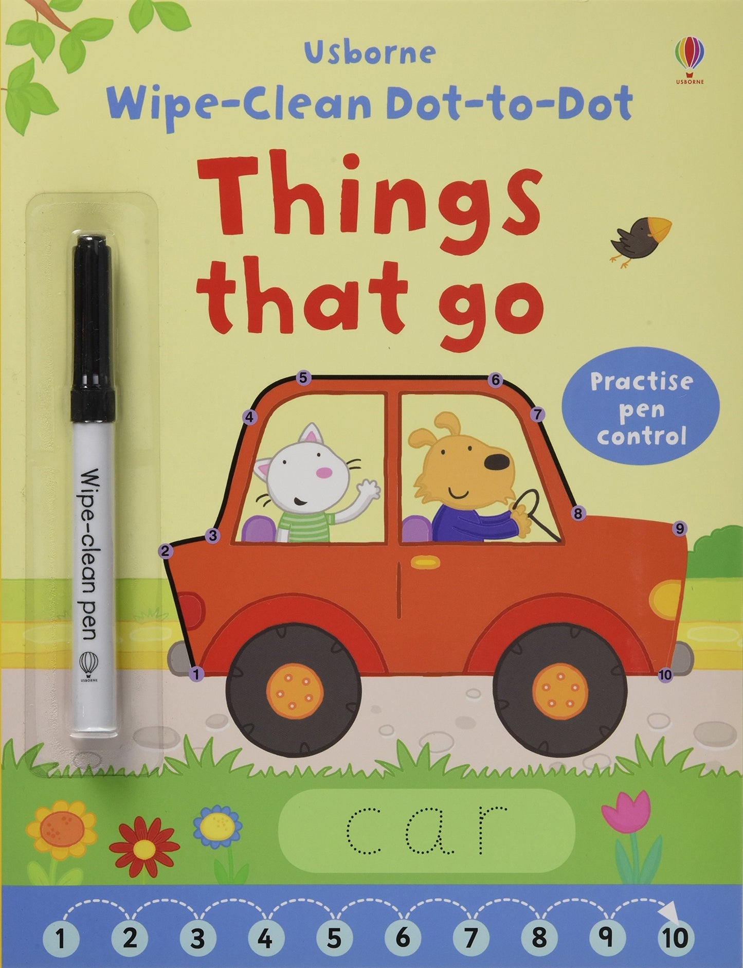 Wipe-Clean Dot-to-dot Things That Go