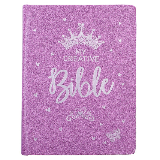 My Creative Bible Purple Glitter Hardcover