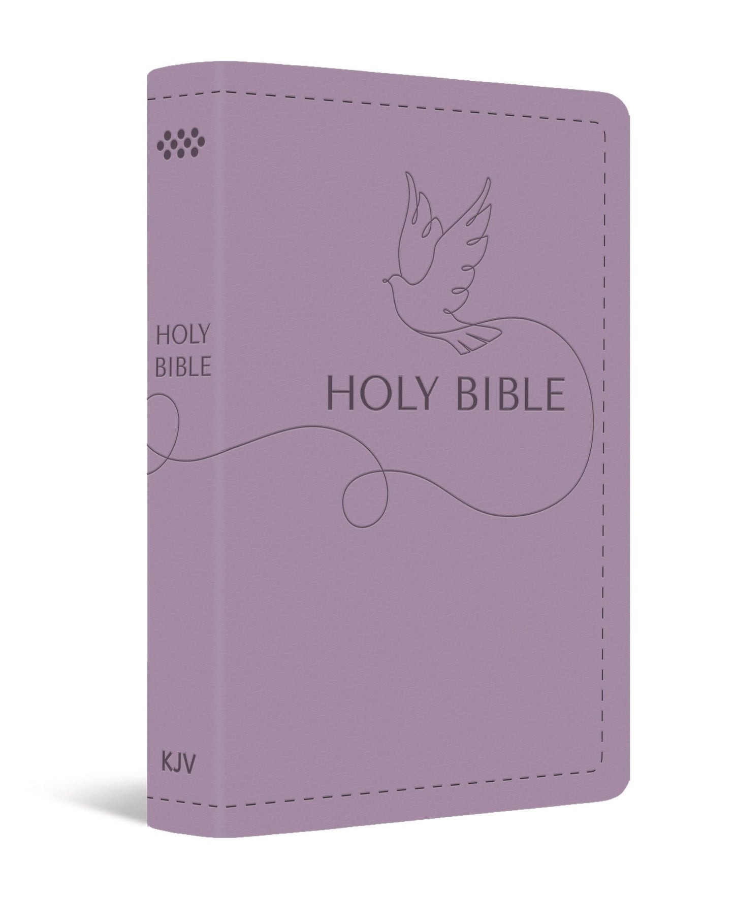 KJV Holy Bible: Deluxe Gift Bible - Lilac Dove King James Version Bible, Ribbon Marker, Red Letter Edition, Readable Type