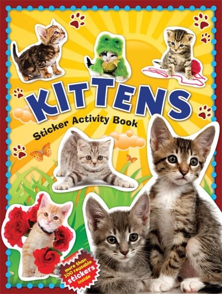 100 Stickers Kittens Sticker Book