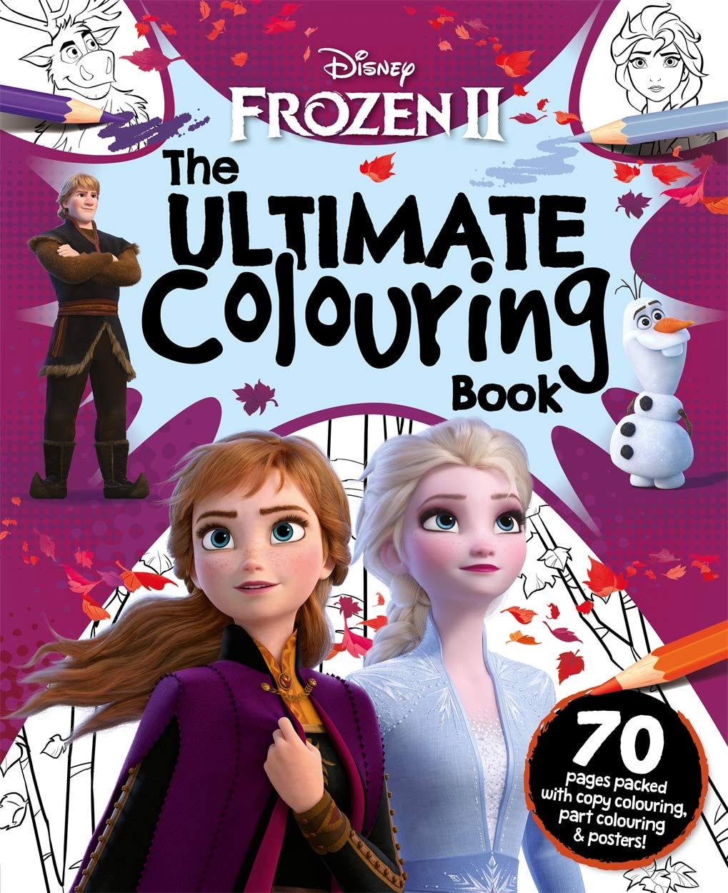 Disney Frozen 2 The Ultimate Colouring Book (Mammoth Colouring Disney)