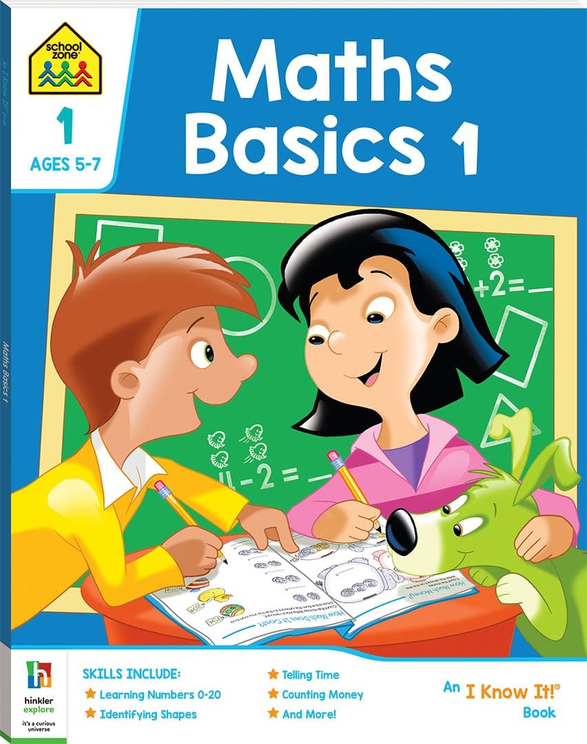 School Zone Maths Basics 1 I Know It Book