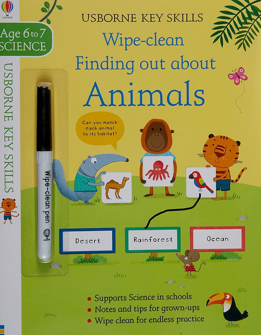 Key Skills Wipe Clean Finding Out about Animals 6-7