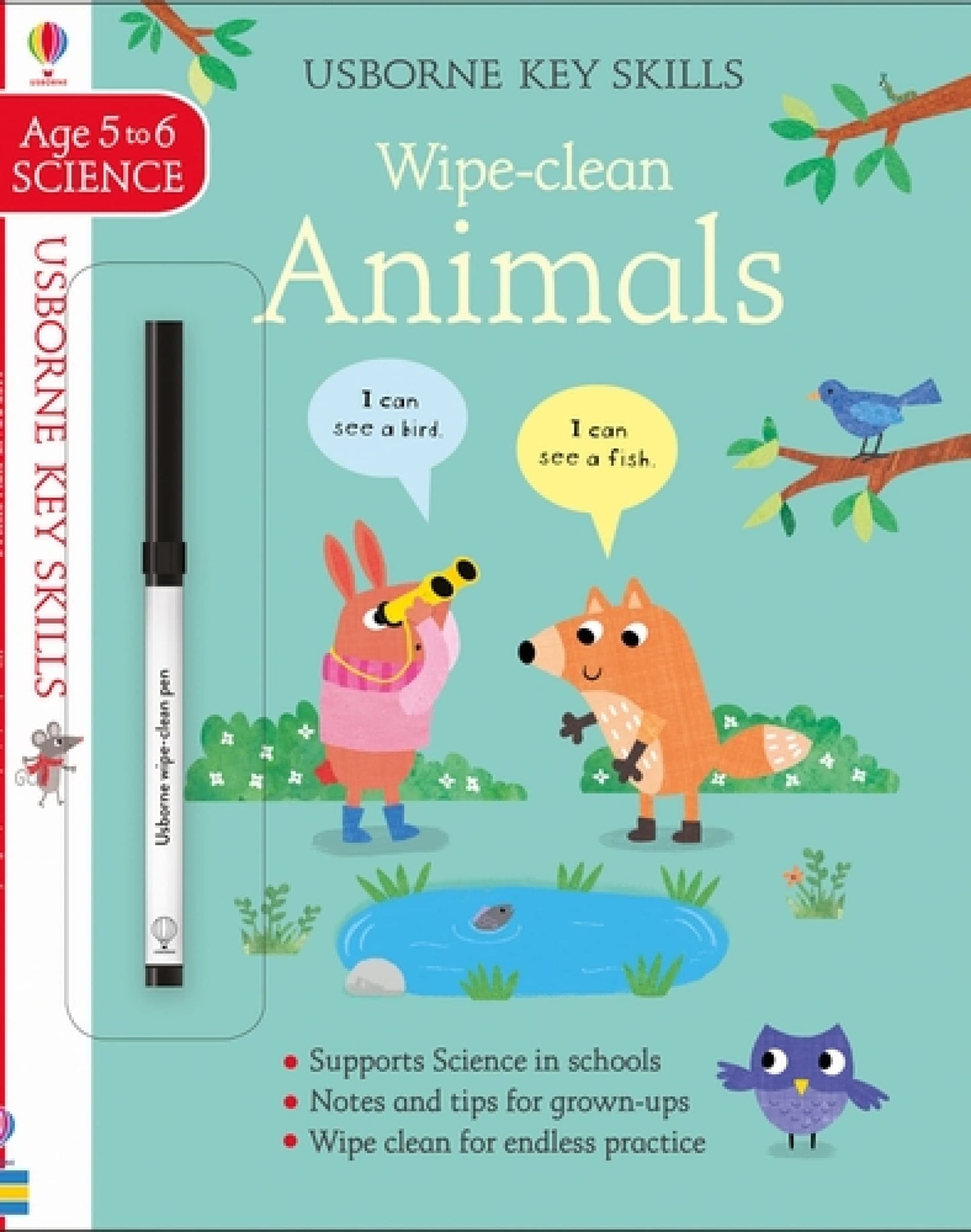 Wipe Clean Animals 5-6