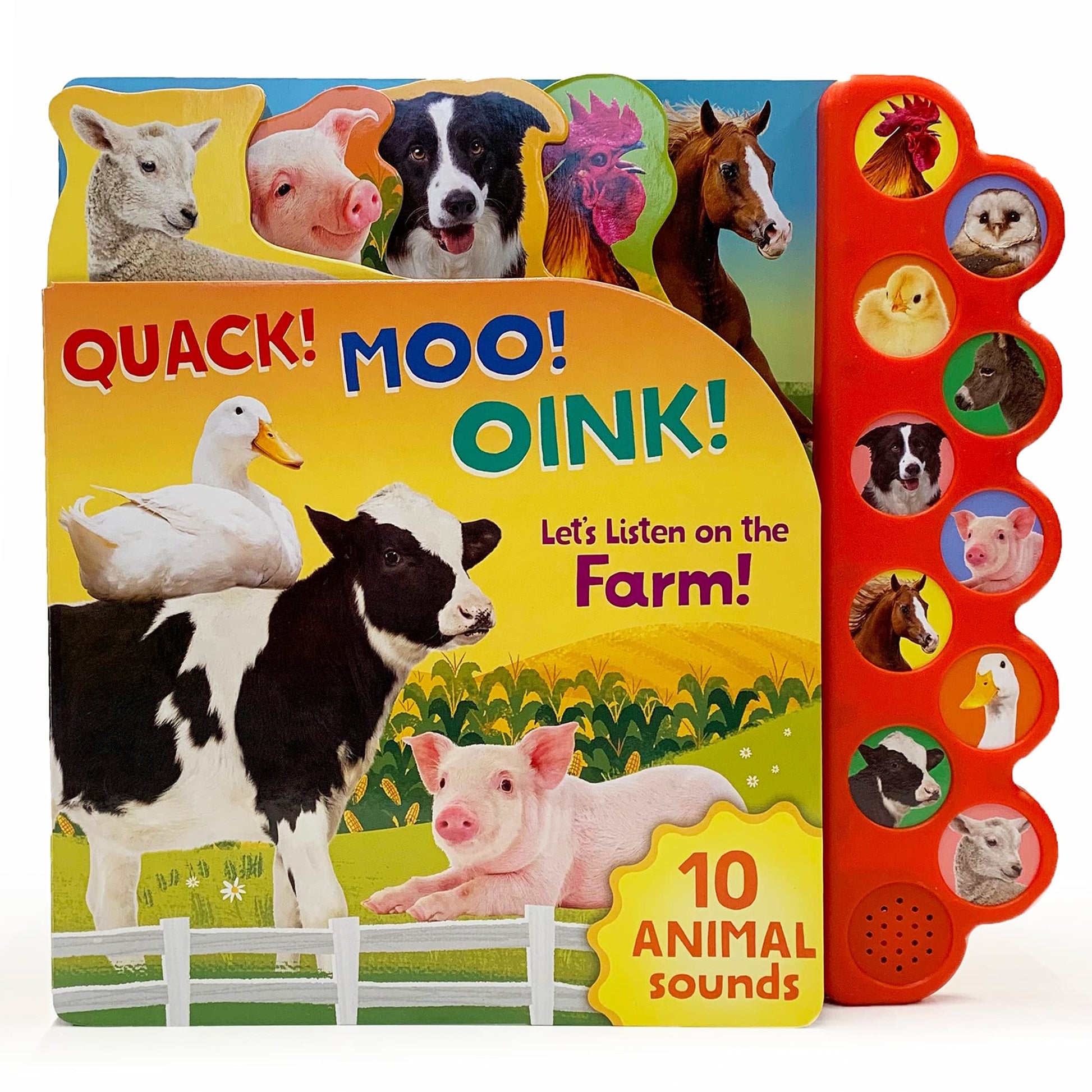 Quack! Moo! Oink! Let's Listen on the Farm!
