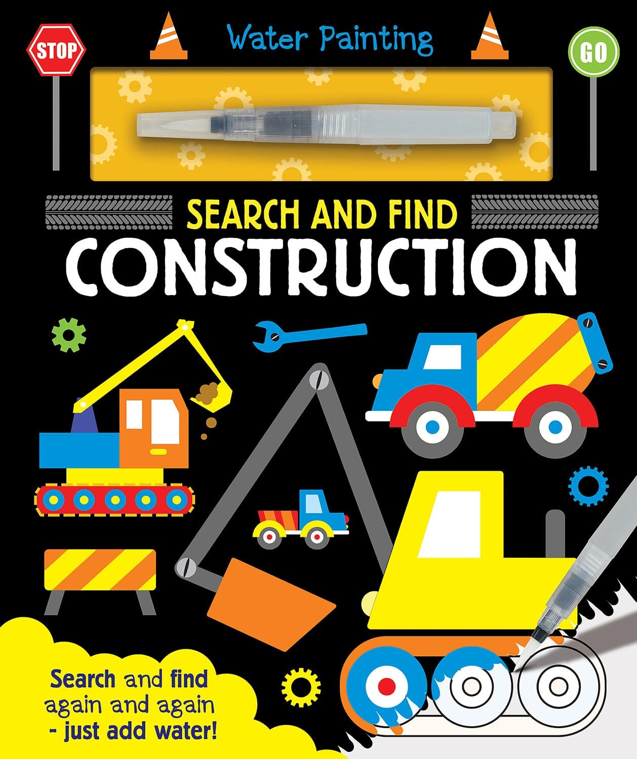 Water Painting Search and Find Construction