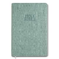 NIV Linen Feel Calm Green Bible
