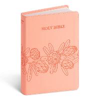 NIV L/Touch Salmon Pink Protea Bible