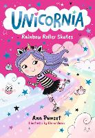Rainbow roller skates