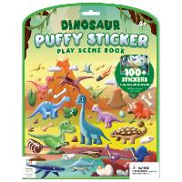 Dinosaurs Puffy Sticker Play Scene Book